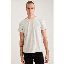 DeFacto S5345AZ20HS Erkek Regular Fit Bisiklet Yaka Basic Pamuklu Tişört