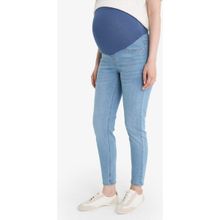 DeFacto Skinny Fit Yüksek Bel Düz Paça Standart Boy Hamile Pantolon Z6884AZ24SP - 36 - İndigo-IN89