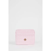 DeFacto W2526AZNS PN25 Suni Deri Pembe Kadın Croco Kartlık
