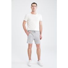 DeFacto W7965AZ22SM Slim Fit Cep Detaylı Geri Dönüşümlü Şort
