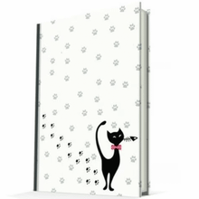 Deffter 8699164646289 Aristocrat Kedi 14x20 Çizgili Sert Kapak Defter