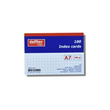 Deffter A7 Beyaz Kareli 64129-1 Index Kartı