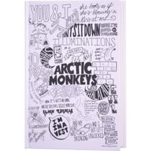 Deffter Music Of The Word Arctıc Monkeys Sert Kapak 14X20 Çizgili 96 Sayfa Not Defteri
