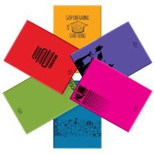 Defne DFN-1483 Nebula A4 PP Kapak 100 Yaprak Kareli Metod Defteri