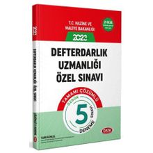 Defterdarlık Uzmanlığı Sınavı Tamamı Çözümlü 5 Deneme Sınavı 2022 - Data Yayınları
