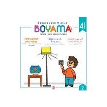 Değerlerimizle Boyama Kitabı 2-Türkiye Diyanet Vakfı Yayınları
