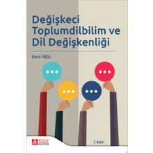 Değişkeci Toplum Dil Bilim ve Dil Değişkenliği - Pegem Akademi Yayıncılık