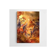 Dekolata Altın Soyut Modern Sanat 85x120 cm Kanvas Tablo