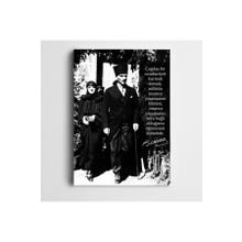 Dekolata Atatürk Çağdaş Yaşamak 35x50 cm Kanvas Tablo