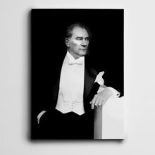 Dekolata Atatürk Frank 70x100 cm Kanvas Tablo
