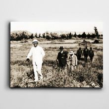 Dekolata Atatürk Gazi Orman Çiftliği 50x70 cm Kanvas Tablo