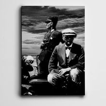 Dekolata Atatürk Gözlük 60x85 cm Kanvas Tablo