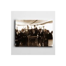 Dekolata Atatürk İstanbul'da 60x85 cm Kanvas Tablo