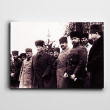 Dekolata Atatürk İzmit'te 140x200 cm Kanvas Tablo