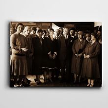 Dekolata Atatürk Karadeniz Vapurunda 1926 85x120 cm Kanvas Tablo