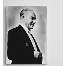 Dekolata Atatürk Madalya 50x70 cm Kanvas Tablo