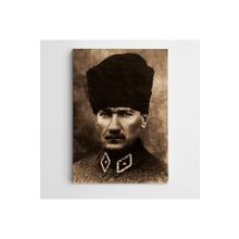 Dekolata Atatürk Şayap Kalpak 1922 100x140 cm Kanvas Tablo