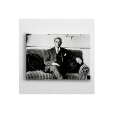 Dekolata Atatürk Siyah Beyaz 20 70x100 cm Kanvas Tablo