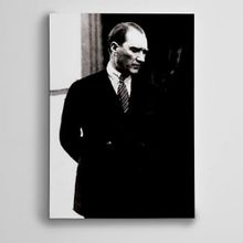 Dekolata Atatürk Siyah Beyaz 70x100 cm Kanvas Tablo
