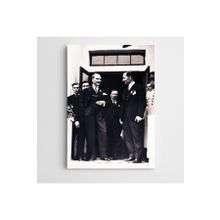 Dekolata Atatürk Tablosu Gülümserken Atatürk 85x120 cm Kanvas Tablo