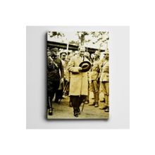 Dekolata Atatürk Tören ve Şapka 140x200 cm Kanvas Tablo