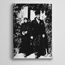Dekolata Atatürk ve Latife Hanım 25x35 cm Kanvas Tablo
