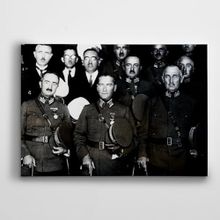 Dekolata Atatürk ve Paşalar Boyut 50x70 cm Kanvas Tablo