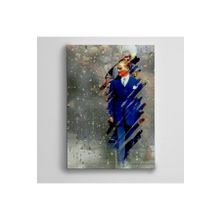 Dekolata Atatürk ve Yağmur 85x120 cm Kanvas Tablo