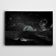 Dekolata Ay Gece 25x35 cm Kanvas Tablo