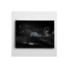 Dekolata Ay Gece 30x40 cm Kanvas Tablo