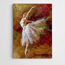Dekolata Balerin Modern Sanat 40x60 cm Kanvas Tablo
