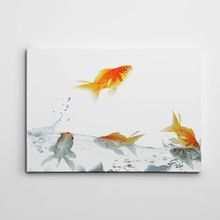 Dekolata Balıklar 2 70x100 cm Kanvas Tablo