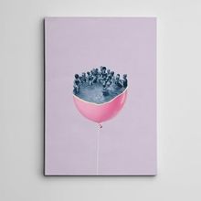Dekolata Balon ve Havuz Mini 85x120 cm Kanvas Tablo
