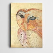 Dekolata Baykuş 40x60 cm Kanvas Tablo