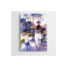 Dekolata Beyaz Tonlar Modern Sanat 20x30 cm Kanvas Tablo