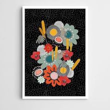 Dekolata Çiçek 50x70 cm Kanvas Tablo