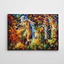 Dekolata Çiçek Bahçesi Yağlıboya Reprodüksiyon 70x100 cm Kanvas Tablo