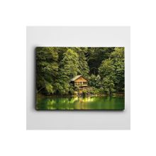 Dekolata Çiftlik Evler 40x60 cm Kanvas Tablo