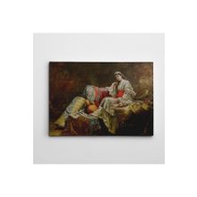 Dekolata Clemence Yağlıboya Reprodüksiyon 20x30 cm Kanvas Tablo