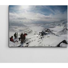 Dekolata Dağcılar 70x100 cm Kanvas Tablo