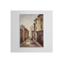 Dekolata Dar Sokaklar Yağlıboya Reprodüksiyon 85x120 cm Kanvas Tablo