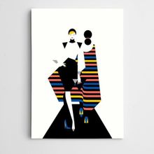 Dekolata Defile Modern Sanat 30x40 cm Kanvas Tablo