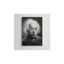 Dekolata DK000976 Albert Einstein Siyah Beyaz Kanvas Tablo
