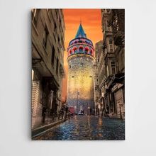 Dekolata DK001452 Galata Kulesi 120X170 cm Kanvas Tablo