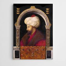 Dekolata DK001569 Fatih Sultan Mehmet 140x200 cm Kanvas Tablo