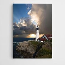 Dekolata DK001790 Deniz Feneri 40x60 cm Kanvas Tablo