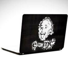 Dekolata Einstein Siyah Beyaz 29x24 cm Laptop Sticker