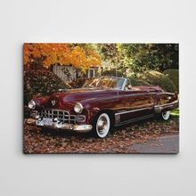 Dekolata Eski Cadillac KanvasTablo 25x35 cm Kanvas Tablo