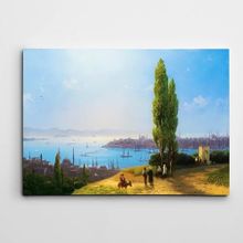 Dekolata Eski İstanbul Manzarası 30x40 cm Kanvas Tablo