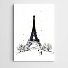 Dekolata Eyfel Paris Modern Sanat 60x85 cm Kanvas Tablo